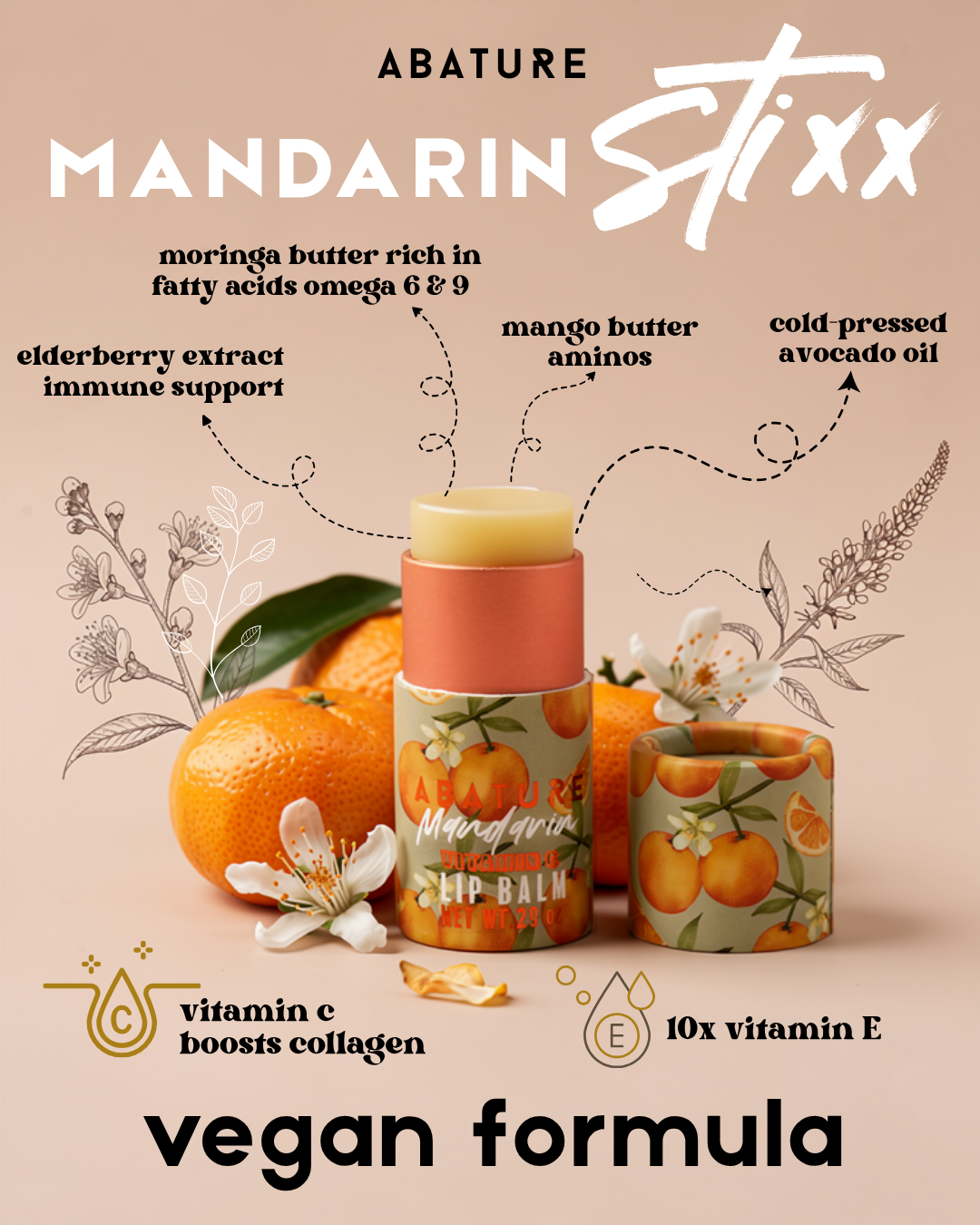 New! Mandarin STIXX Lip Balm