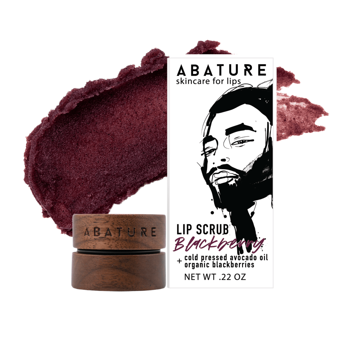Blackberry Lip Scrub - Abature