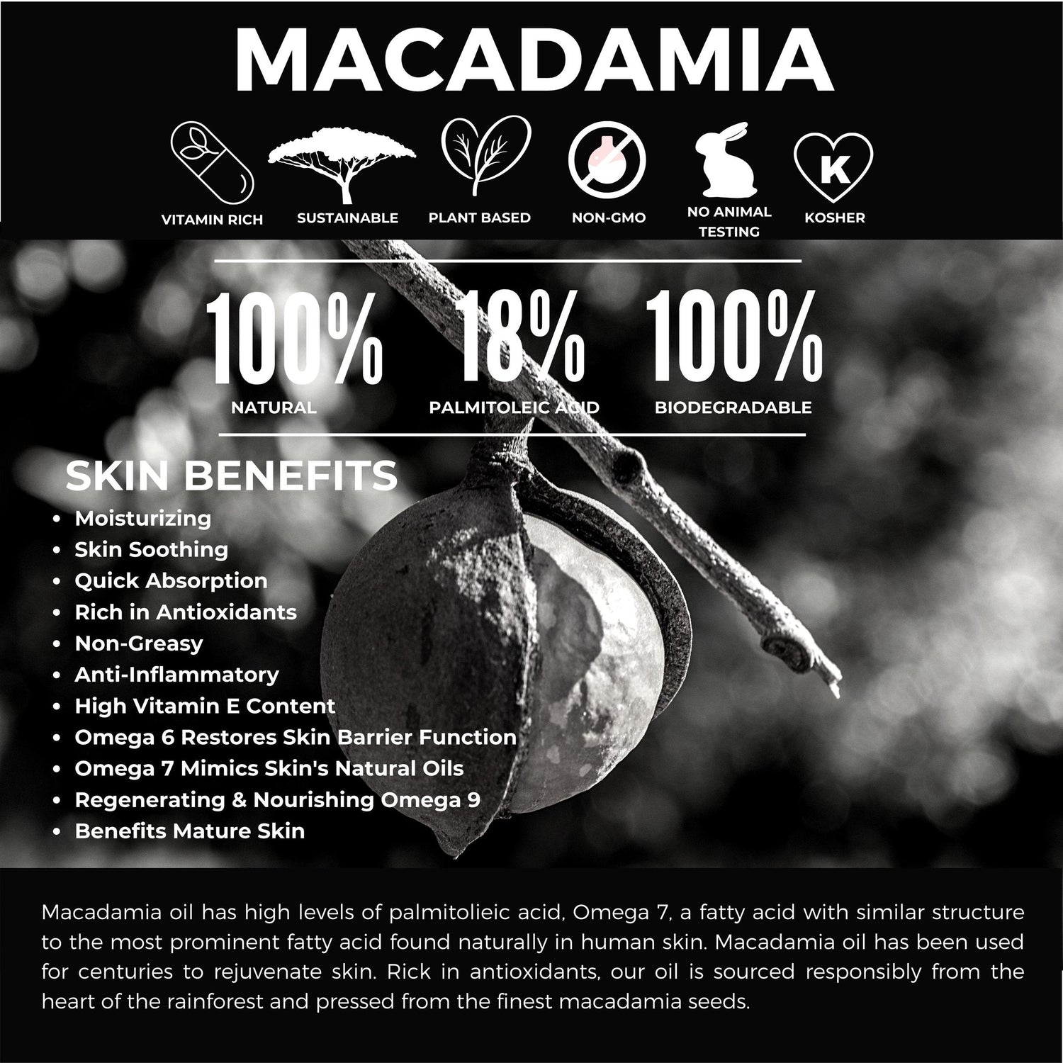 Macadamia Oil - Abature