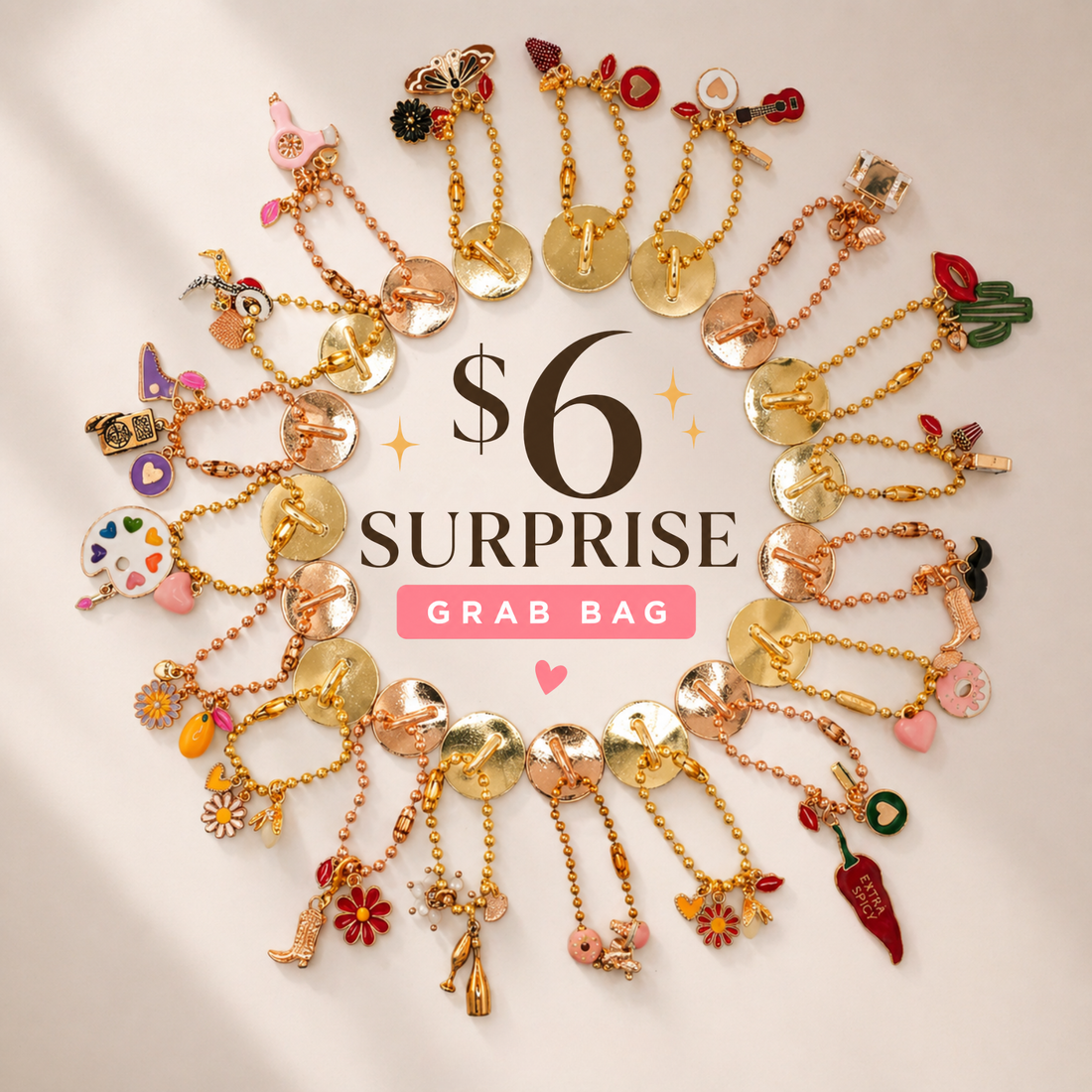 Grab Bag Charm Set