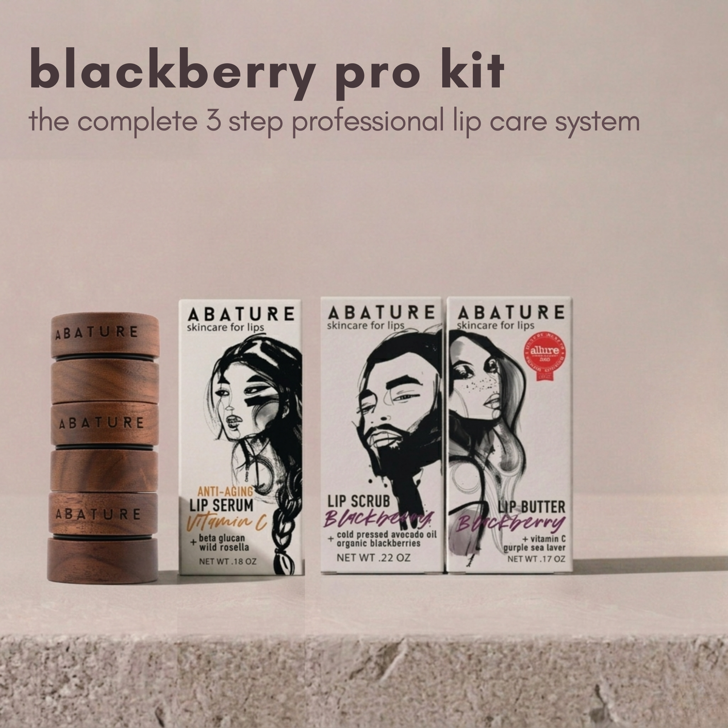 Blackberry Pro Lip Care Kit