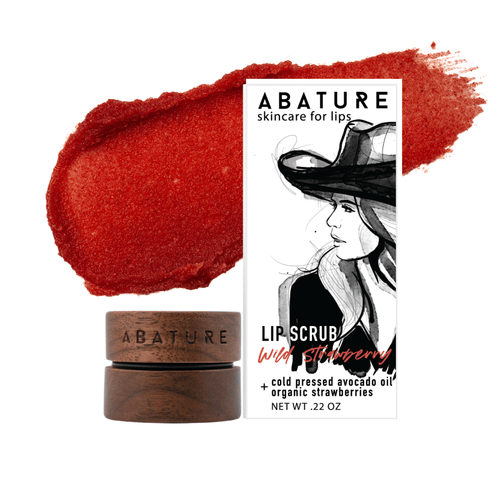 Wild Strawberry Lip Scrub - Abature